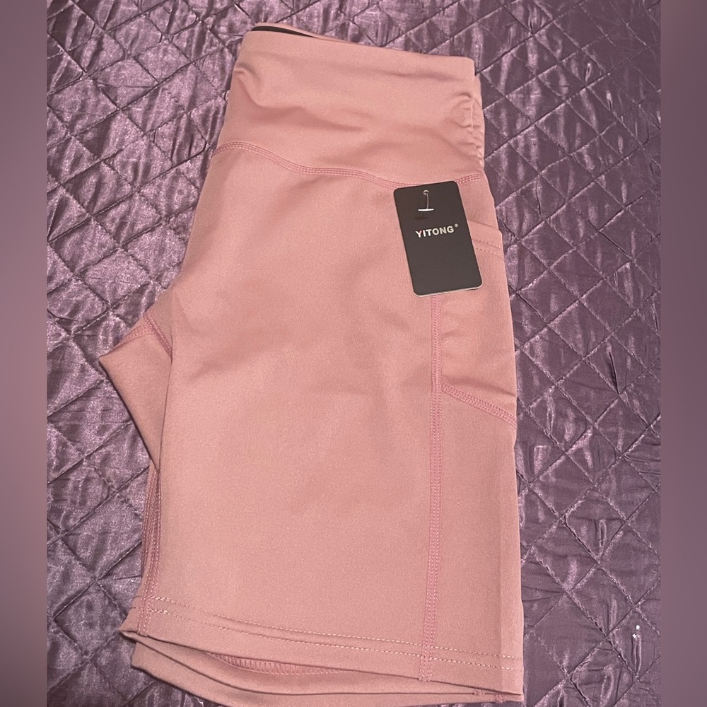 Pink Biker shorts